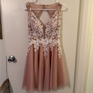 Nude Lace Dress